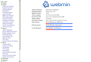 Webmin on Ubuntu 9.10 Karmic Koala